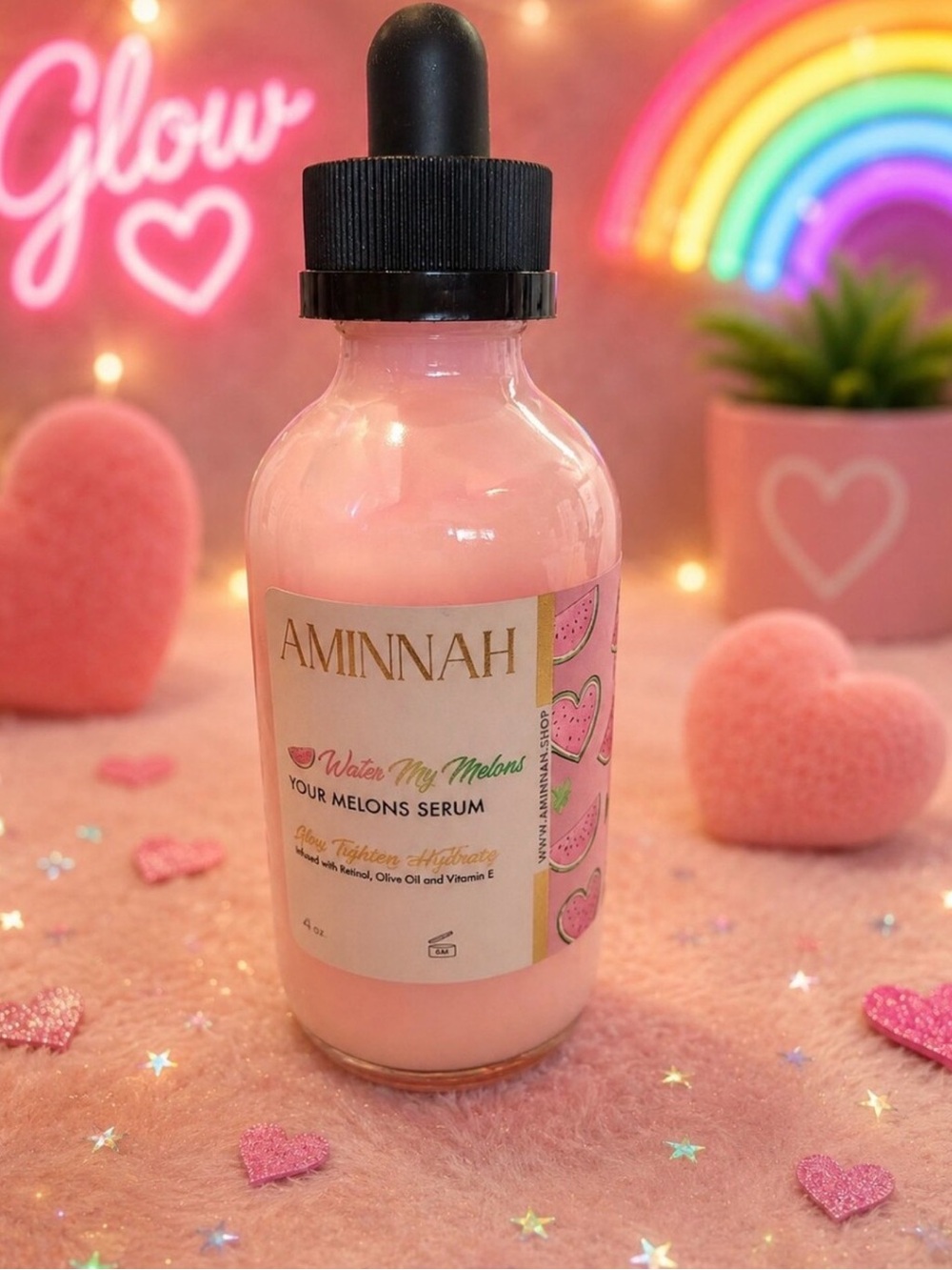 Aminnah Water My Melons Serum - Pink Glow